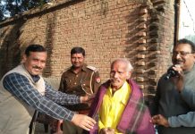 प्रभारी निरीक्षक नदीगाव ने ग्राम जरा मे लगायी चौपाल
