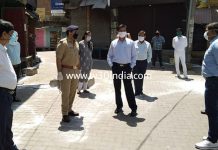 हाथरस : फिर फूटा कोरोना बम सासनी हुई पूरी तरह सील