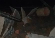 मुरसान : घर पर चल रहे निर्माण कार्य के दौरान हादसा ,6 घायल