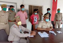 पुलिस ने मुठभेड़ में तीन शातिर बदमाशो को तमंचा कारतूस एवं छुरा समेत किया गिरफ्तार