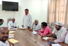 भारतीय जनतापार्टी कार्यालय पर बूथ सत्यापन को लेकर बैठक आयोजित की गई
