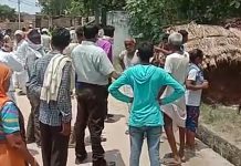 सिकंदराराऊ : अंबेडकर पार्क के निर्माण के दौरान दो पक्ष आए आमने सामने