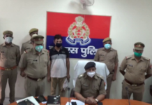 हाथरस जंक्शन पुलिस ने मुठभेड़ के दौरान एक बदमाश को किया गिरफ्तार।