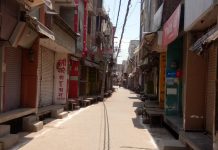 सिकंदराराऊ : मिनी लॉकडाउन के चलते पसरा सन्नाटा