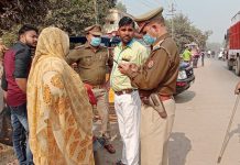 सासनी : कोतवाली पर चलाया सघन वाहन चैकिंग अभियान