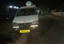 हाथरस : देर रात्रि तालाब चौराहे पर कार डिवाइडर से टकराई आधा दर्जन लोग घायल