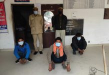सासनी पुलिस ने शांतिभंग में किए तीन पाबंद