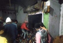सासनी : दुकान में लगी आग, हुए लाखों का नुकसान