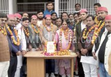 हाथरस : समाजवादी पार्टी कार्यालय पर कर्पूरी ठाकुर जी की मनाई गयी जयंती
