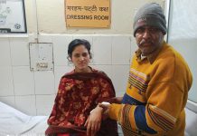 सासनी में युवतियां आपस में भिडीं गडासा मारकर किया घायल
