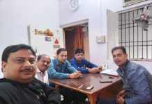 A.D.H.R सासनी इकाई की मासिक बैठक सायं 6 बजे कार्यालय पर हुई