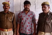 चंदपा : अवैध तमंचा व कारतूस सहित एक अभियुक्त को दबोचा