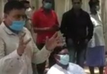 सांसद राजवीर दिलेर ने सहपऊ में जाकर लोगों से कोरोना टीका लगवाने की, अपील की