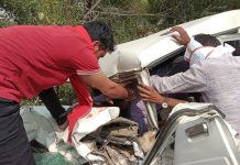 सादाबाद : रफ्तार का कहर पेड़ से टकराई बोलेरो तीन घायल