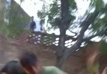 हाथरस : महिला को लाठी डंडे से पीटते हुए एक वीडियो सोशल मीडिया पर हुआ वायरल