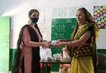 सहपऊ : प्रतिवर्ष की तरह शिक्षक दिवस के मौके पर किया गया गुरुओं का सम्मान