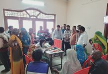 पुरदिल नगर : पंडित दीनदयाल उपाध्याय की पुण्यतिथि पर आयोजित किया नेत्र जांच शिविर