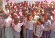 सिकंदराराऊ : एसबीएस हायर सेकेंडरी स्कूल में होली उत्सव धूमधाम के साथ मनाया