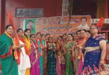 सिकंदराराऊ : भाजपा महिला मोर्चा ने धूमधाम से मनाया नवसंवत