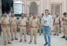 पुरदिल नगर : अलविदा जुमा की नमाज के चलते पुलिस प्रशासन सुरक्षा की दृष्टि से अलर्ट रहा
