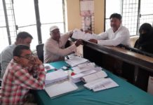 एआईएमआईएम उम्मीदवार मुशीर कुरेशी ने किया नामांकन