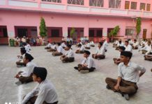 सिकंदराराऊ : सरस्वती विद्या मंदिर इंटर कॉलेज के प्रांगण में केशव शाखा का वार्षिकोत्सव संपन्न