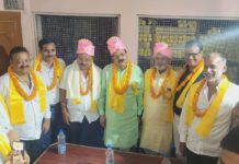 पुरदिलनगर के नवनिर्वाचित अध्यक्ष हर्षकांत कुशवाहा एवं विधायक वीरेंद्र सिंह राणा का  जोरदार स्वागत