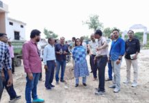 नगर पालिका अध्यक्ष श्वेता चौधरी ने किया दाऊजी मेला परिसर का निरीक्षण