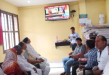 हाथरस भाजपा कार्यालय पर मन की बात कार्यक्रम को मोनिटरिंग टीम के साथ सुना गया