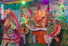 कुशवाह क्षत्रिय शिविर में भव्य रूप से किया गया मां भगवती जागरण का आयोजन