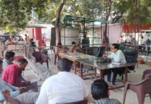 सिकंदराराऊ : कोतवाली परिसर में समाधान दिवस का आयोजन किया गया