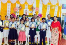 सिकंदराराऊ : टैगोर इंटरनेशनल स्कूल में आयोजित विभिन्न प्रतियोगिताओं का आयोजन