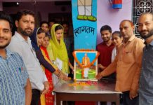 सिकंदराराऊ ; शिशु शिक्षा मंदिर पेड़ वाले स्कूल में सरदार वल्लभ भाई पटेल को 148 वीं जयंती पर किया याद