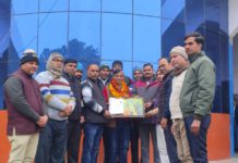 प्राइवेट स्कूल मैनेजमेंट एसोसिएशन के नवनियुक्त नगर अध्यक्ष का स्वागत