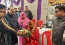 पुरदिल नगर मण्डल क्षेत्र के ग्राम विष्णु पुरी मे आयोजित की गयी विकसित भारत संकल्प यात्रा