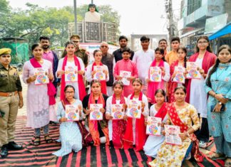 हसायन : ओ.एम.बी. इंटरनेशनल स्कूल के विद्यार्थियों ने “मिशन शक्ति” अभियान के तहत नुक्कड़ नाटक द्वारा दिया महिला सुरक्षा का संदेश