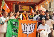 सिकंदराराऊ : बिहार में भाजपा गठबंधन की अभूतपूर्व जीत का मनाया जश्न