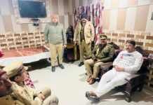 भाजपा कार्यालय घिराव से पहले कांग्रेस जिलाध्यक्ष विवेक उपाध्याय हाउस अरेस्ट