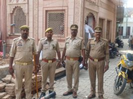 पुरदिल नगर : अलविदा जुमा की नमाज के दौरान पुलिस प्रशासन रहा अलर्ट