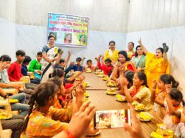 नवदुर्गा के पावन पर्व पर जायंट्स ग्रुप ऑफ हाथरस गूंज द्वारा सेवा, संस्कार और संरक्षण का संगम