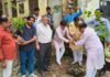वृक्ष लगाने के साथ उनका संरक्षण करना हमारी सामूहिक जिम्मेदारी :आशीष सेंगर , श्री रामबाग इंटर कॉलेज में हुआ वृक्षारोपण