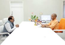 सिकंदराराऊ के विकास को लेकर CM योगी से मिले विधायक वीरेंद्र सिंह राणा, बस स्टैंड और अगसौली चौकी को थाना बनाने की मांग