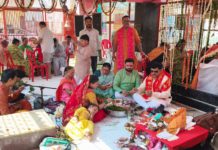 कामिका एकादशी पर श्री गिरिराज महाराज को अर्पित किए गए सवा लाख तुलसी पत्र, श्रद्धालुओं ने की महाआरती