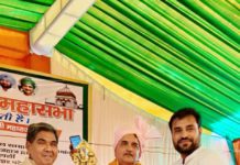 हाथरस दाऊजी मेले में जाट समाज के शिविर का शुभारंभ, महापुरुषों को किया नमन