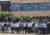 हाथरस : बैंक कर्मचारियों का प्रदर्शन, काला बैज लगाकर जताया विरोध; 28-30 सितंबर की हड़ताल को लेकर लिया संकल्प
