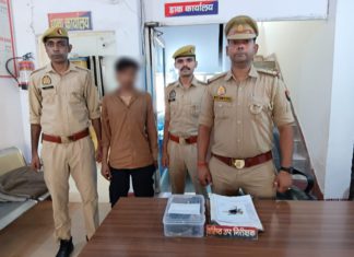 हाथरस गेट पुलिस ने चोरी का किया खुलासा, चोरी के सामान सहित आरोपी गिरफ्तार